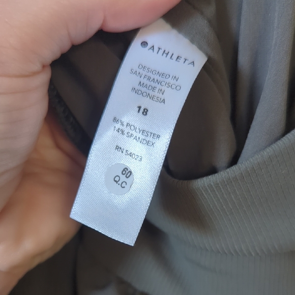 [NWT] Athleta Nolita Green Wide Leg Pants - Picture 6 of 10